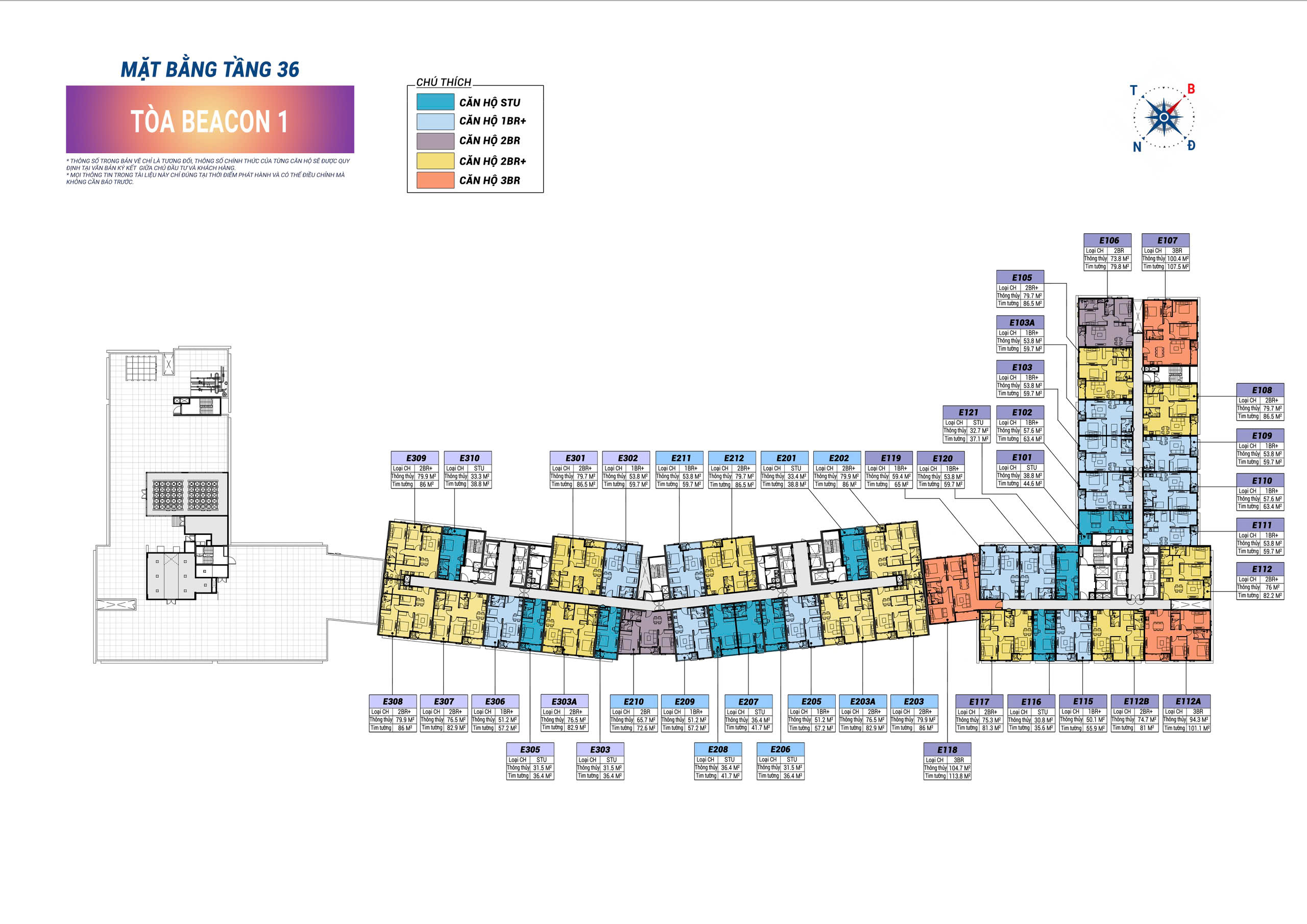 mat bang can ho beacon tower tang 36