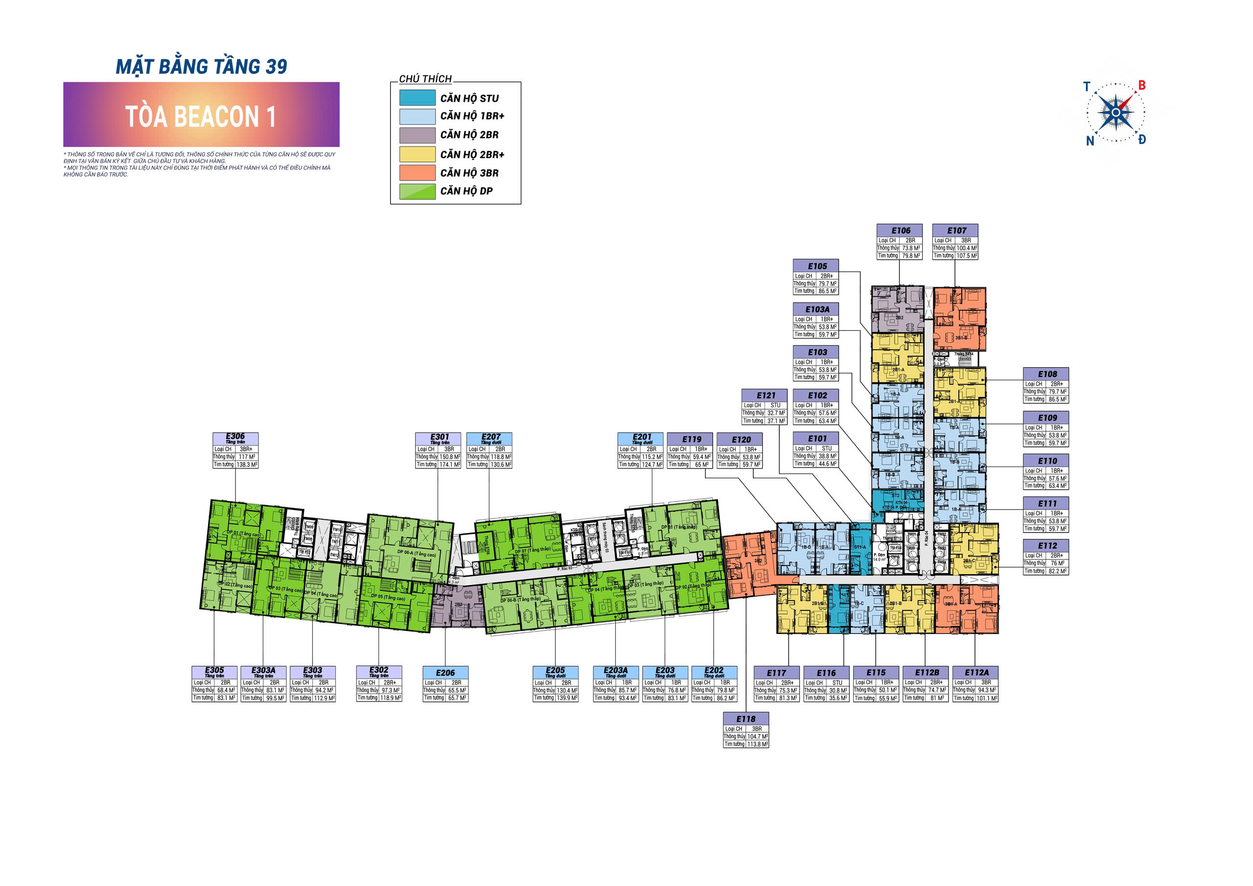 mat bang can ho beacon tower tang 39