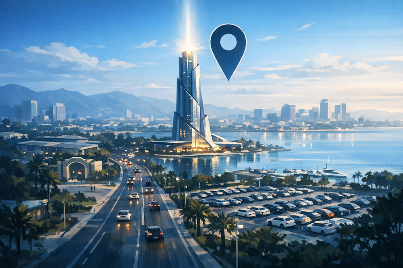 Vị trí Tháp BEACON trong Blanca City: địa chỉ, bản đồ và mốc nhận diện