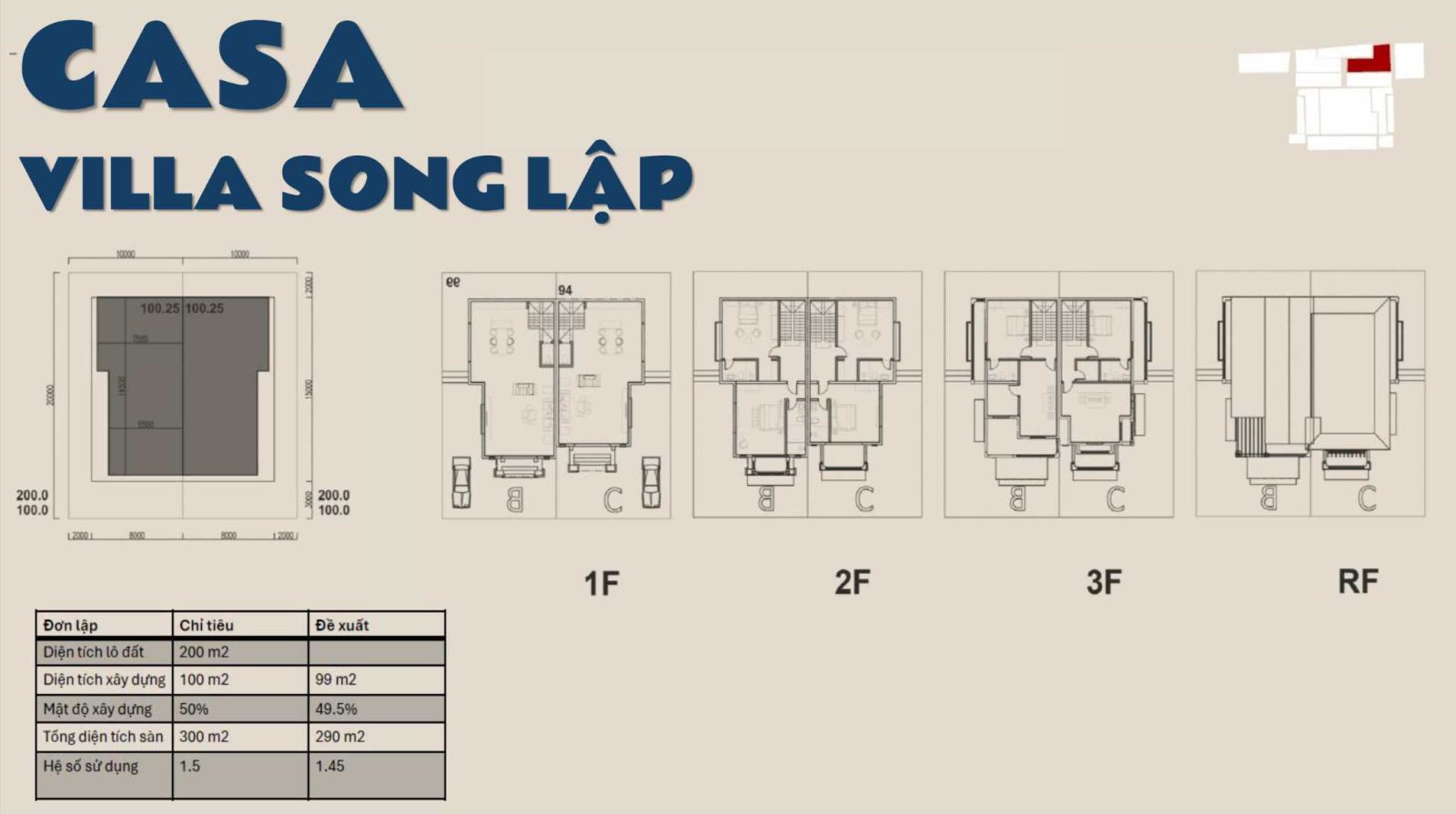 mat bang villa song lap casa blanca city